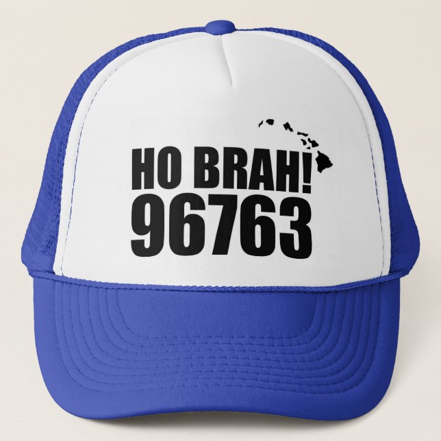 Boné Ho Brah, Hawaii Zip Code Hat 96763 Lanai (Frente)