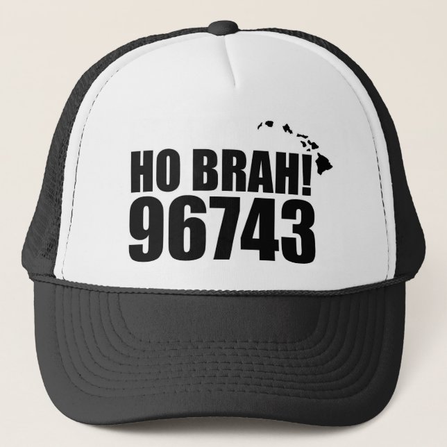 Boné Ho Brah...,Hawaii Zip Code Hats 96743 Kawaihae (Frente)