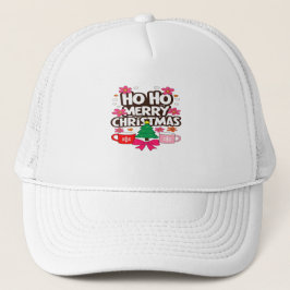 Boné Ho Ho Feliz Natal – Vibrações Aconchegantes de Fér