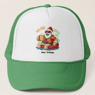 Boné Ho Ho Segure Minha Cerveja Papais noeis Engraçados