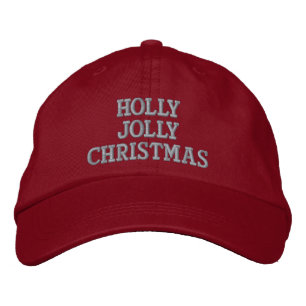 Boné Holly Jolly Christmas Citação Típica Diversão 