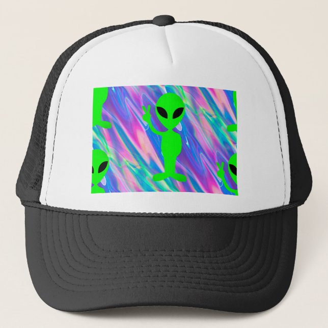Boné holograma de alienígena (Frente)