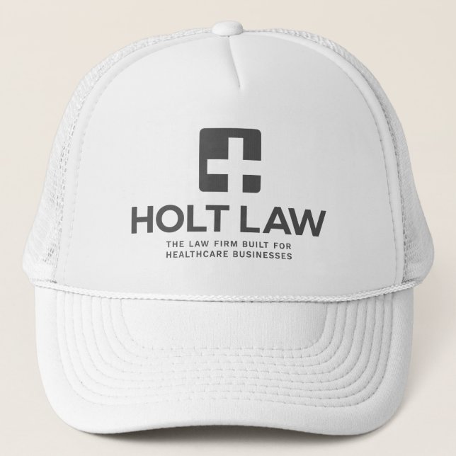 Boné Holt Law Trucker Hats 2 (Cinzas) (Frente)