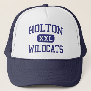 Boné Holton - Wildcats - segundo grau - Holton Kansas