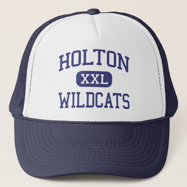 Boné Holton - Wildcats - segundo grau - Holton Kansas (Frente)