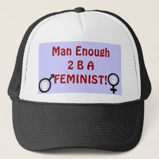 Boné Homem bastante 2 B uma FEMINISTA! chapéu