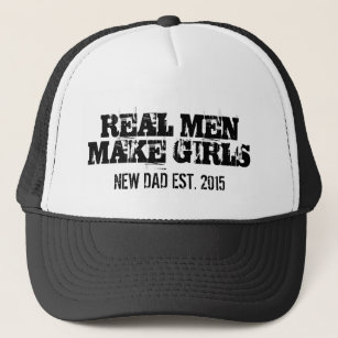 Boné Homens de verdade fazem chapéus de caminhoneiro pa