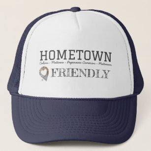 Boné Hometown Birch Escolhe o Word Trucker Hat
