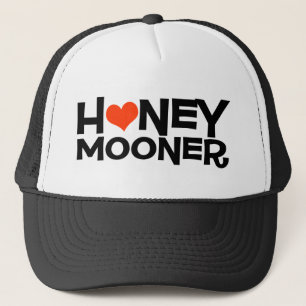 Boné Honeymooner com o chapéu do camionista do coraç