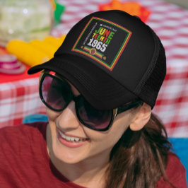 Boné Honrando 18 de junho de 1865 - Celebrando a Liberd