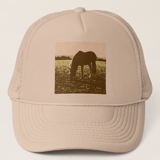 Boné Horse Grazing Pop Art (Frente)