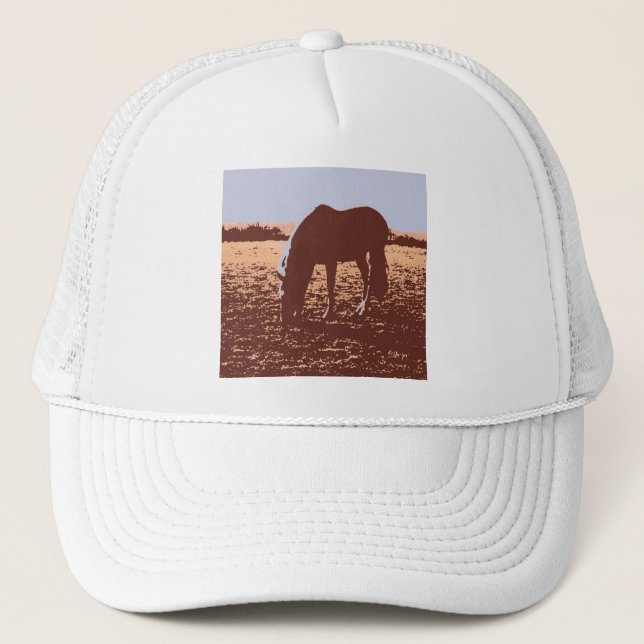 Boné Horse Grazing Pop Art (Frente)