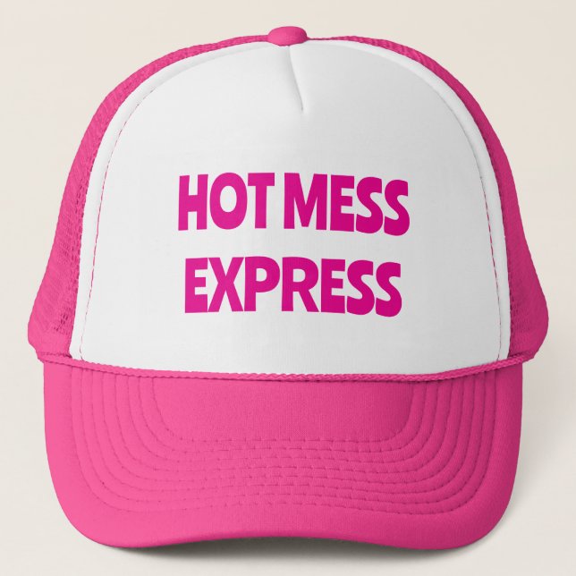 Boné Hot Mess Trucker Hat (Frente)