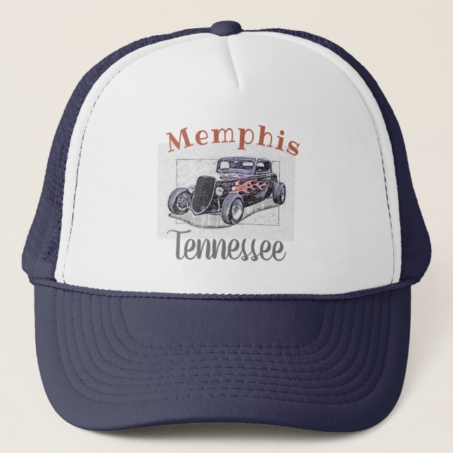 Boné Hotrod "Memphis Tennessee" (Frente)