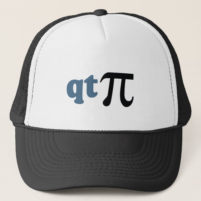 Boné Humor da matemática - T bonito Pi (Frente)