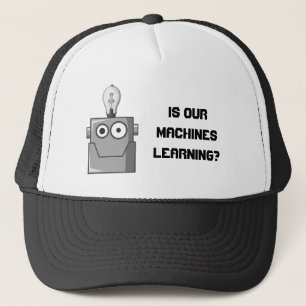 Boné Humor da Tecnologia de Aprendizagem de Máquinas