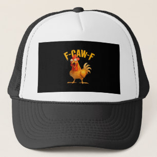 Boné Humor de Corvo F-Caw-F Gótico Divertido Retro Lega