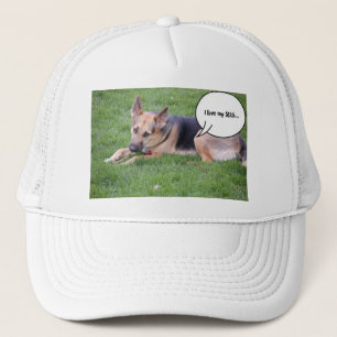 Boné Humor do german shepherd