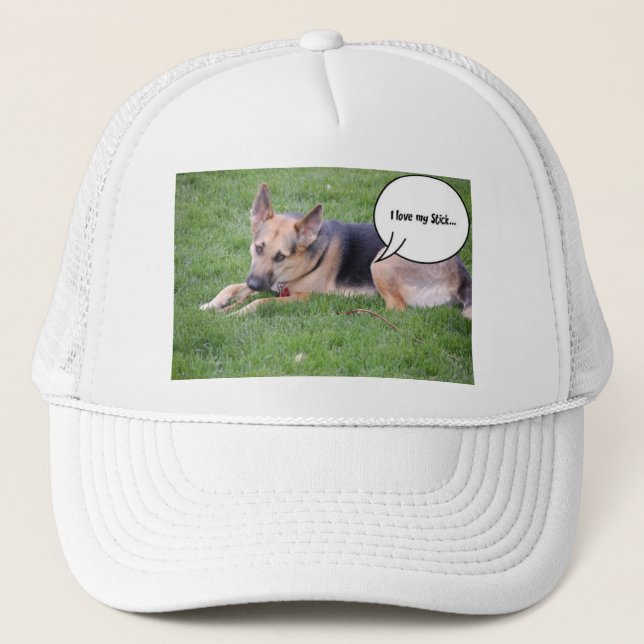 Boné Humor do german shepherd (Frente)