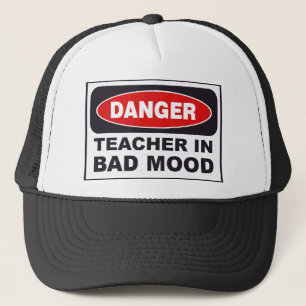 Boné Humor do mau do professor do perigo