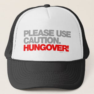 Boné HUNGOVER use por favor o cuidado - cerveja bêbeda