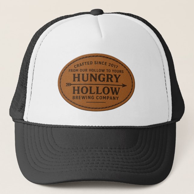Boné Hungry Hollow Brewing Company Trucker Hat (Frente)