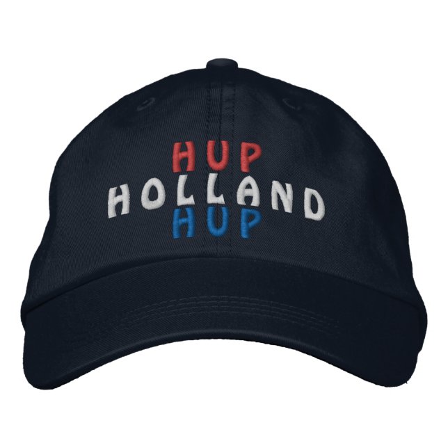 Boné Hup Holanda Hup Fã de Futebol Orange Holanda (Frente)