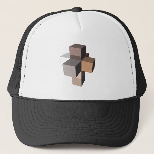 Boné Hyperkubus Tesserakt hypercube tesseract (Frente)