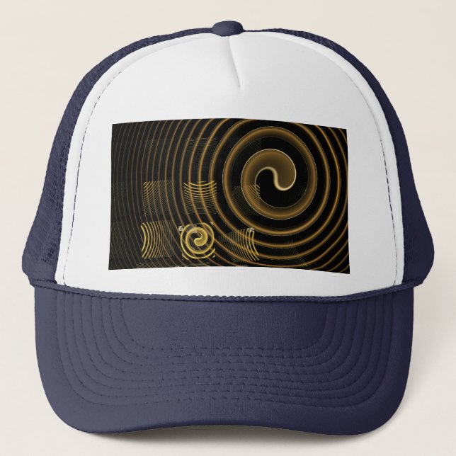 Boné Hypnosis Abstrato Art Hat (Frente)