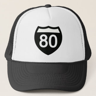Boné I-80 Highway sign T-shirt design