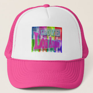 Boné "I AMVE Los Angeles" Colorida Palms Hat
