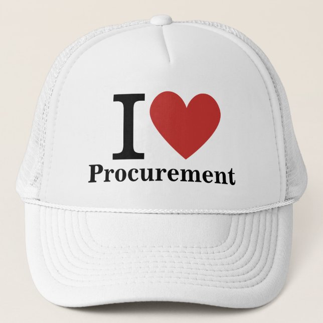 Boné I ❤️ Contratos para Funcionários PERSONALIZADOS (Frente)