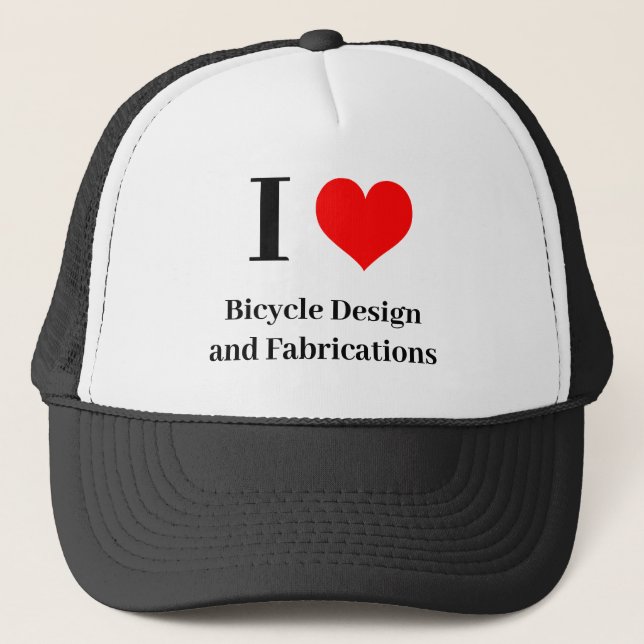 Boné I coração Bicicleta Design e Fabricações (Frente)
