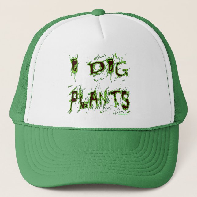 Boné I Dig Plantas Gardener Slogan (Frente)