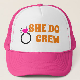 Boné I Do Crew Ela Faz Tripulação Presente de Noiva D