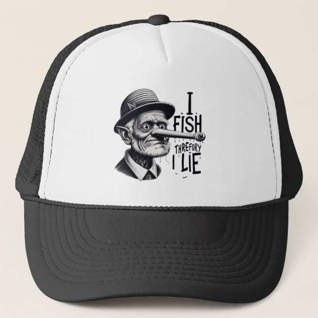 Boné I Fish Therefore I Lie Cap (Frente)