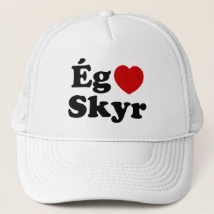 Boné I Heart (Love) Skyr [Ég Elska Skyr] Islandês
