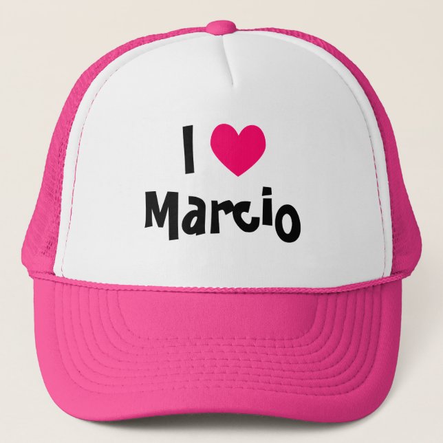Boné I Heart Marcio (Frente)