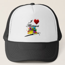 Boné I LOVE ABSTRACT ART de Christèle Chabrette