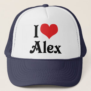 Boné I Love Alex