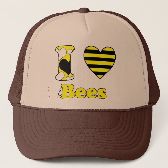 Boné I love Bees (Frente)