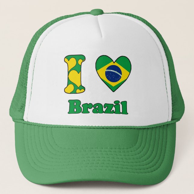 Boné I love Brazil (Frente)