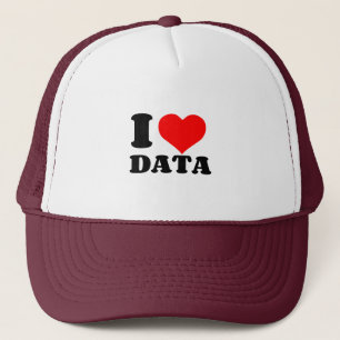 BONÉ I LOVE DATA HEART