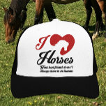 Boné I Love/Heart Horses<br><div class="desc">I Love/Heart Horses</div>