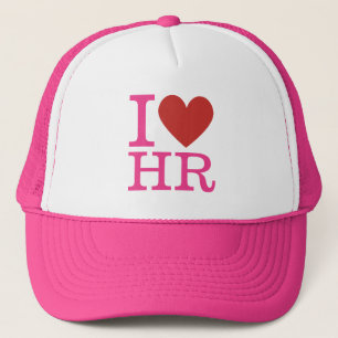 Boné I ❤️ Love HR (Departamento de RH). PERSONALIZÁVEL
