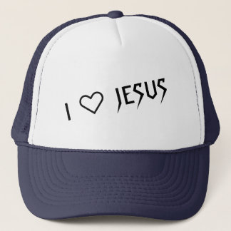 BONÉ "I LOVE JESUS" TRUCKER HAT BY 303TATTOO