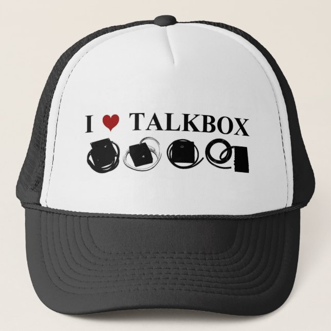 Boné I LOVE TALKBOX Trucker Hats (11 Color) (Frente)