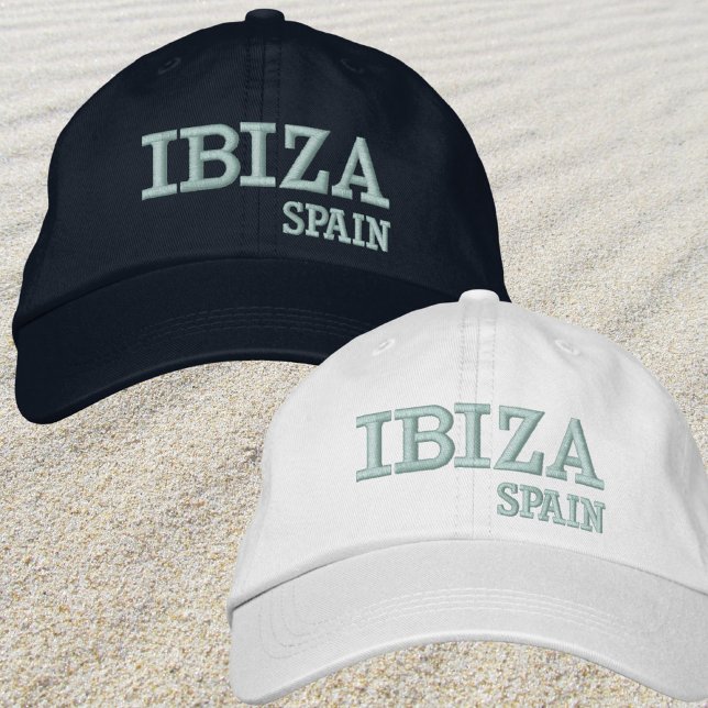 Boné Ibiza España Espanha Ilhas Canárias Bordados Hat (Criador carregado)