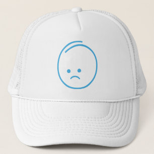 Boné Ícone de Tristeza Minimalista