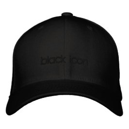 Boné Ícone Preto - Chapéu Tipografia